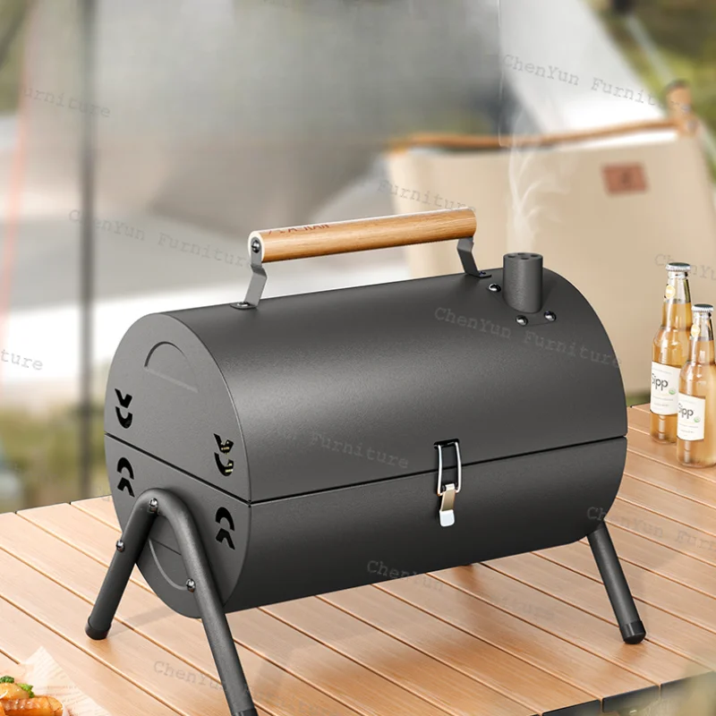 

Portable Fold Outdoor Stove Barbecue Charcoal Furniture Picnic Domestic Outdoor Stove Gridiron Iron Plate Field Estufa Exterior