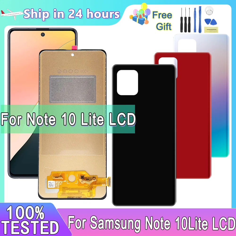 

TFT For Samsung Galaxy Note 10 Lite N770 N770F LCD Display Touch Screen Digitizer for Samsung Note 10 Lite LCDScreen Replacement