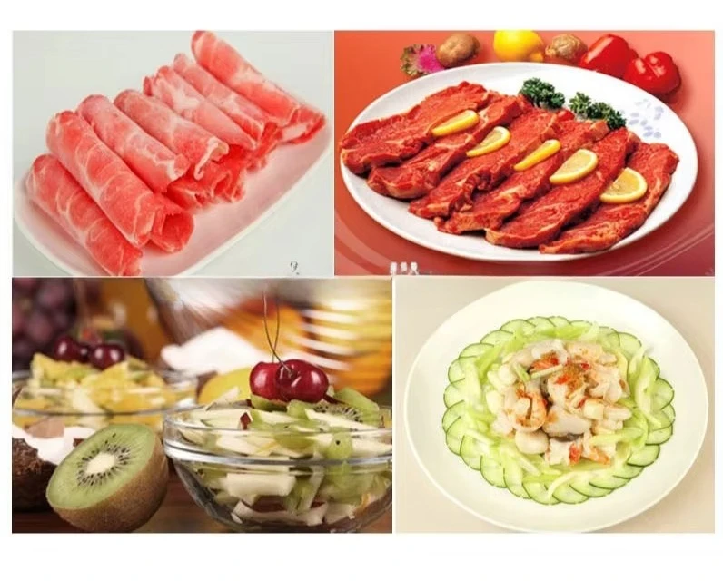 14 Inch 350mm Fully Automatic Electric Meat Slicing Mutton Roll Meat Slicer Machine HB-350 0.2-20mm