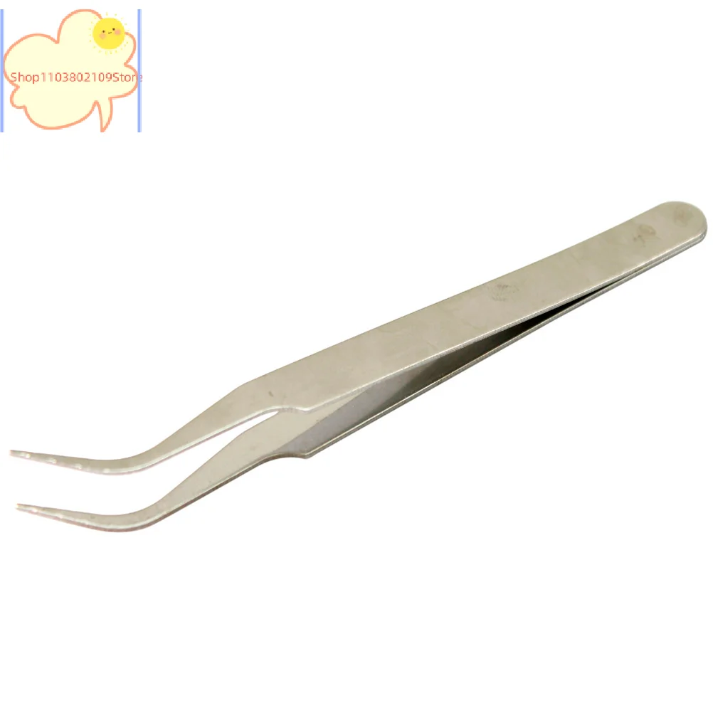 【HT】3 pcs Stainless Steel Electronic Tweezers  Repair Precision Assembly Set Tool
