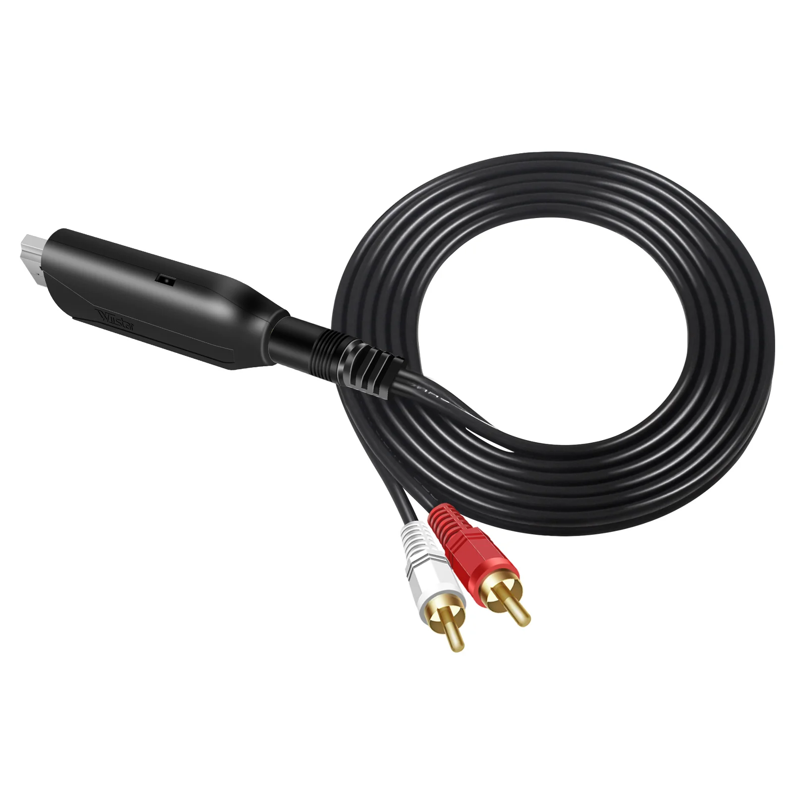 HDMI ARC Audio Extractor ARC to 3.5mm Jack Audio Converter Aluminum Alloy Mini Audio Adapter for TV Home Theater Speaker