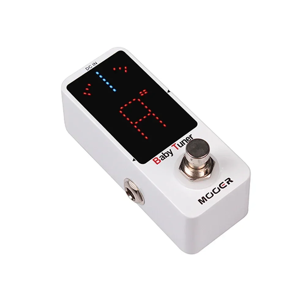MOOER Baby Tuner Guitar Effect Pedal High Precision LED Display True Bypass Bass Pedal Chromatic Tuner Guitar Accessories