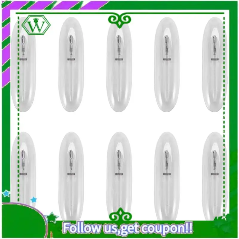 

ABIK-10 шт. перьевая ручка с наконечником 0,5 мм и прозрачными ручками большой емкости офисные школьные принадлежности серый