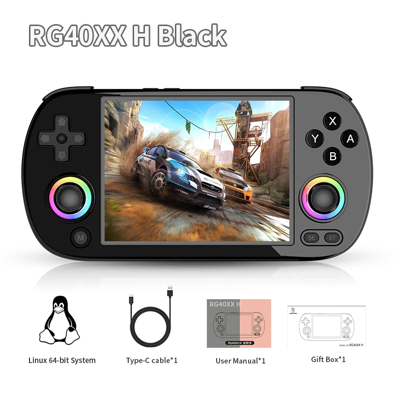 AnbernicRG556日本語ハンドヘルドゲームandroid中華HDD8TB Anbernic RG556 実機徹底感想レビュー フルHDの有機ELディスプレイ搭載