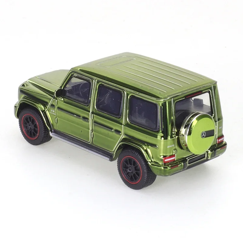 XCarToys 1/64 Mercedes Benz AMG G63 Electroplated Green Alloy Diecast Model Car Toy Collection Gift