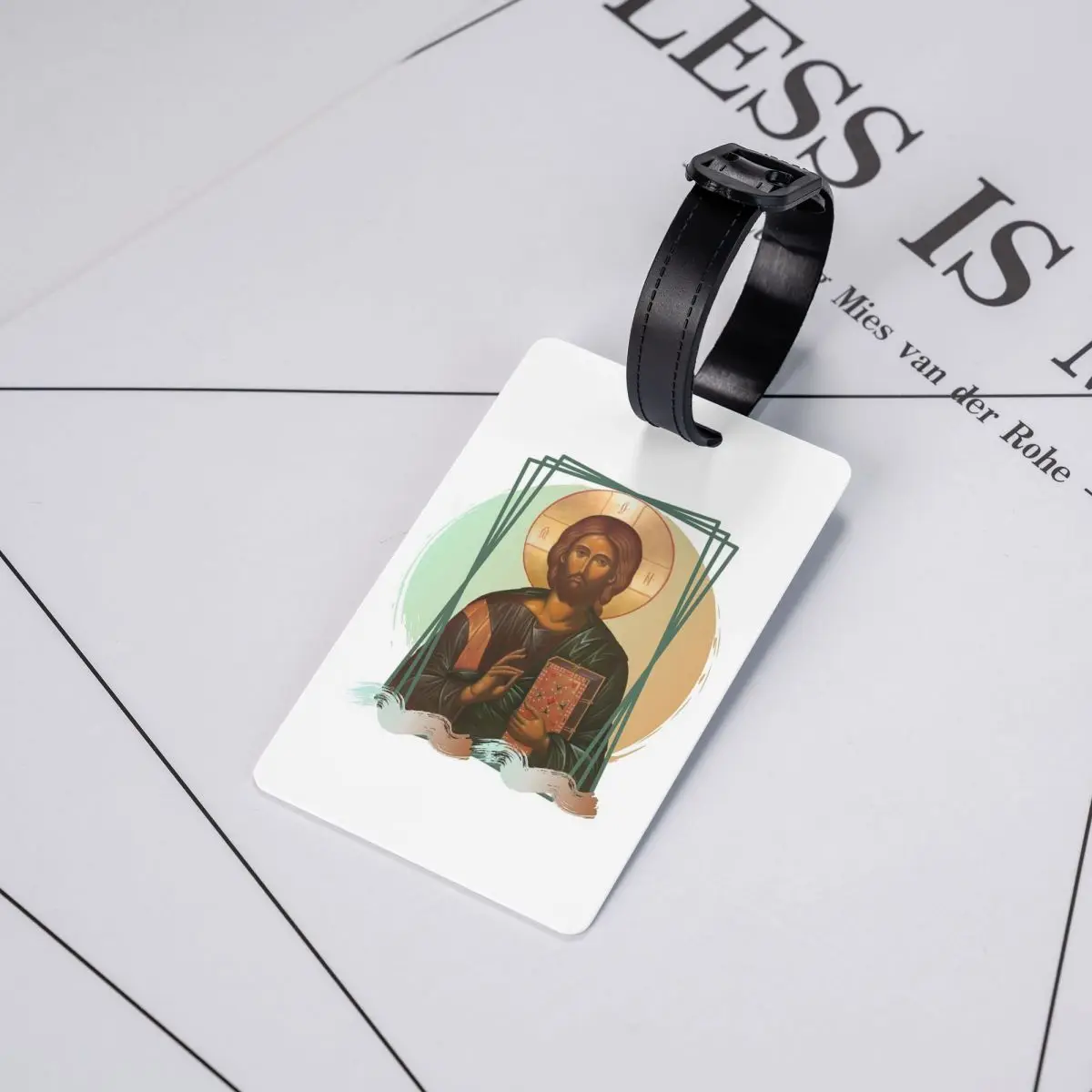 

Бирки для багажа «Господь Иисус Христос», аксессуары для чемоданов, этикетки для путешествий, держатели для багажных бирок, именные бирки с адресом