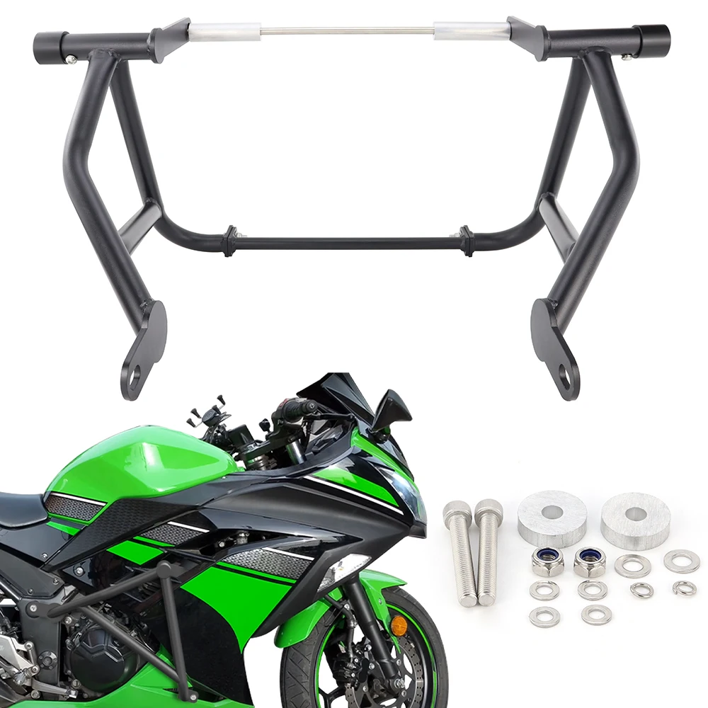 

Мотоциклетная трюковая клетка для Kawasaki Ninja 300 2013 2014 2015 2016 2017, защита двигателя, шоссейные дуги, защита бампера, гоночная направляющая