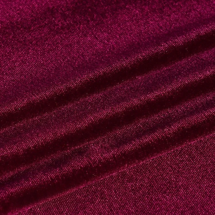 Solid color soft four sided elastic velvet fabric gold velvet sewing cheongsam fashion dress fabric, priced by meter DIY fabric