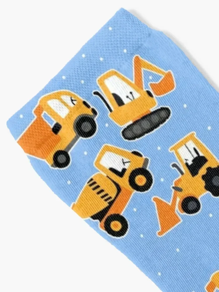 Trucks, excavators, children's toys Socks Children's new year gifts professional running Ladies Socks Men's