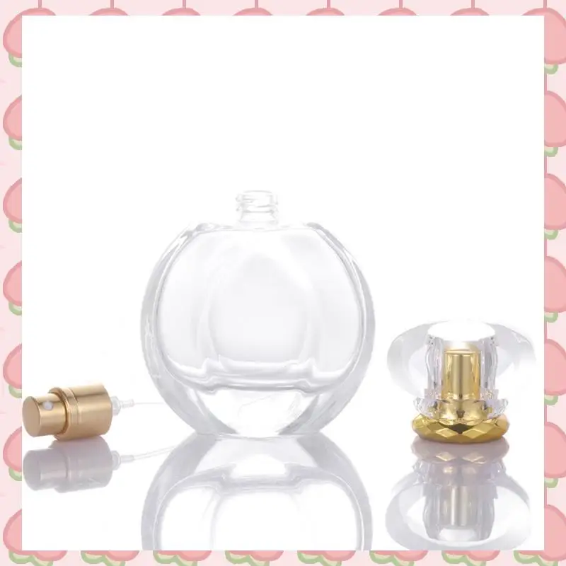 

N18R 5Pcs 50ML Spray Bottle Small Cosmetic Atomizer Perfume Bottles Atomizing Spray Container Glass Spray Bottles For Travel Dur