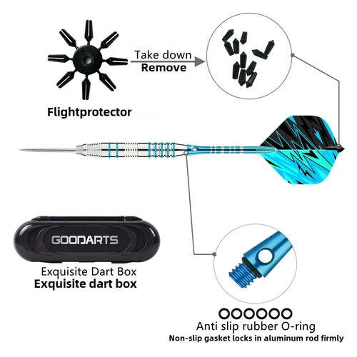Imagen 2 del producto Entretenimiento Deportes Juego de dardos Aguja de dardos Juego de interior Caja de dardos Juguete