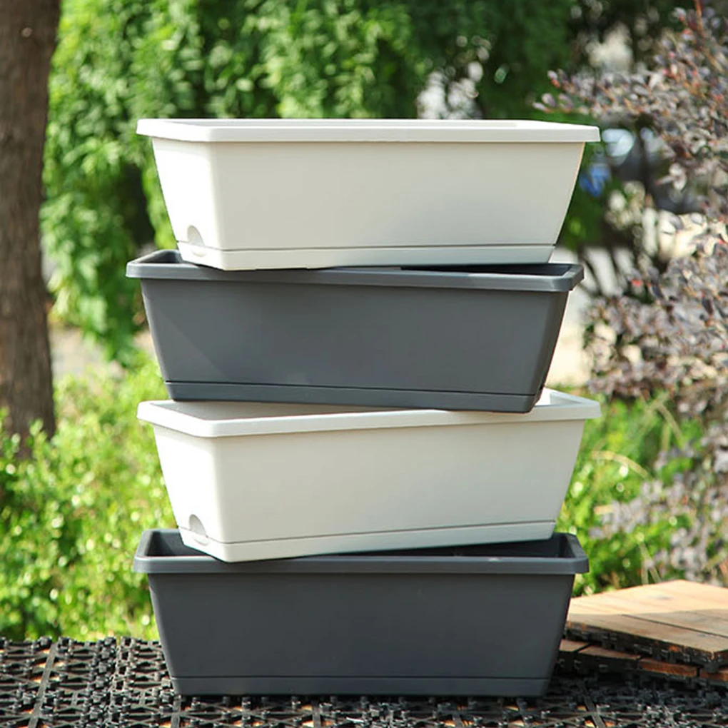 Resin Various Colors And Sizes Of Planter Pots For Every Gardener Materials Rectangular Flower Pot