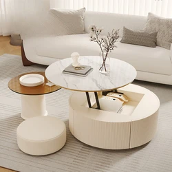 Living Room Sets Furniture Coffee Table Service Hallway Simple Aesthetic Dining Set Center Small Lifting Luxury Modern Middle Tv