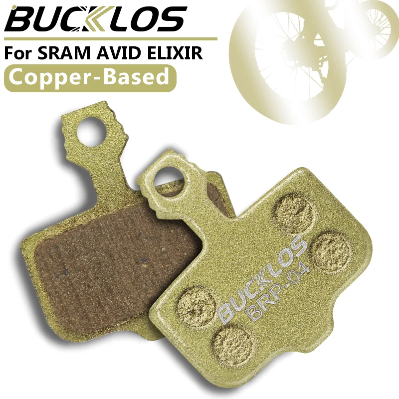 

BUCKLOS MTB дисковые тормозные колодки для SRAM AVID E1 E3, гидравлическая тормозная колодка для горного велосипеда на медной основе, прочная велосипедная дисковая тормозная колодка