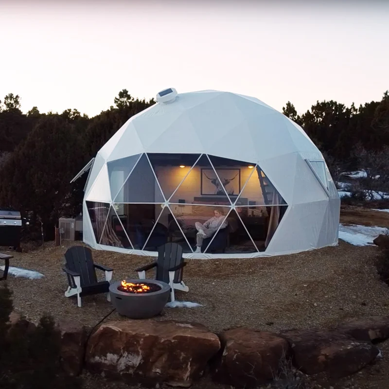 Outdoor Geodesic Yurt House Dome Tent with Geodesic Dome Tents