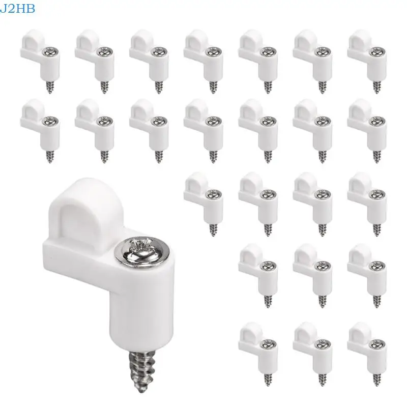 J2HB Strong Window Screen Clip Set 24Pcs Includes Metal Screws Weather Resistant