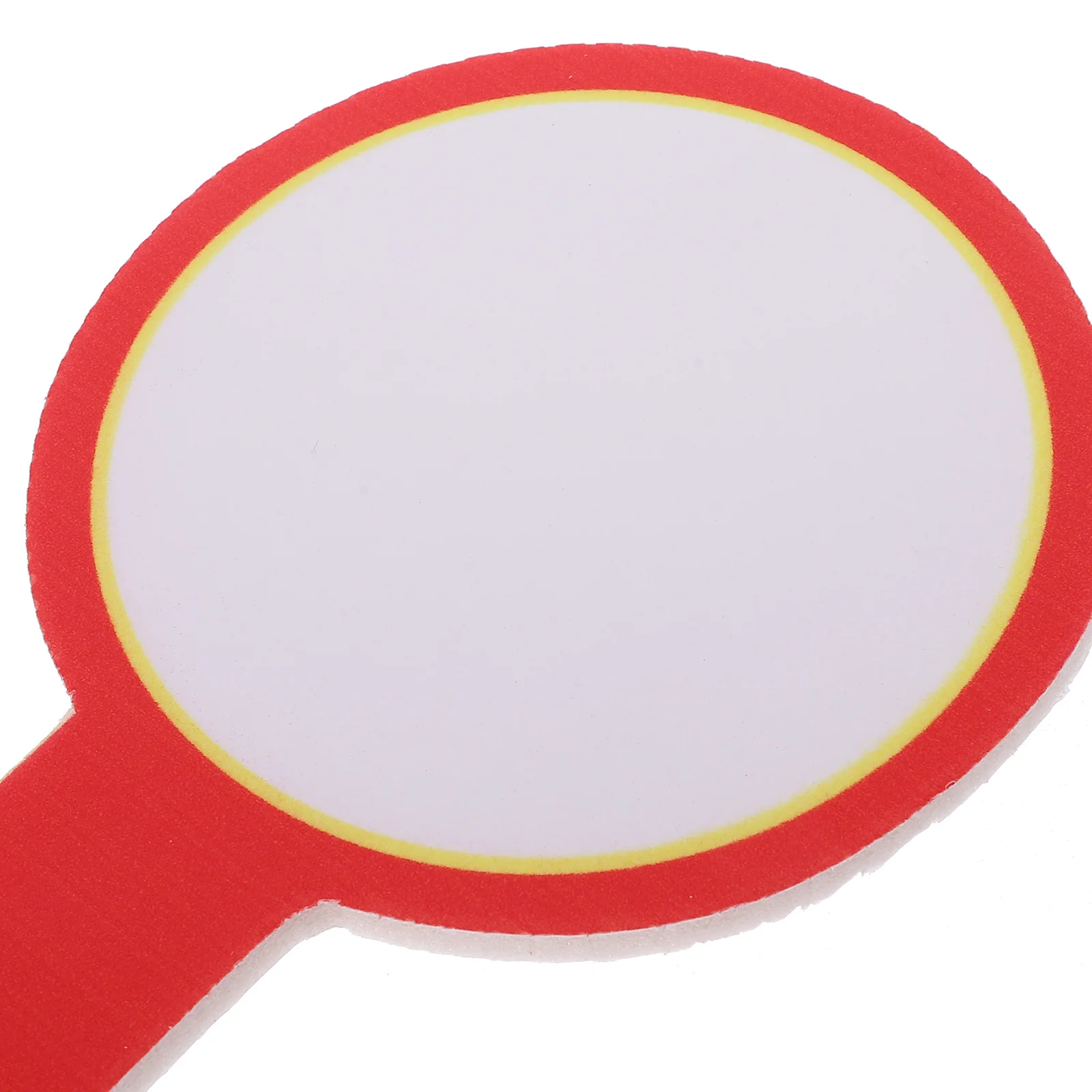 10 Pcs Handheld Score Board Reusable Poster Boards Dry Erase Paddle White Mini Double Sided Plastic Student