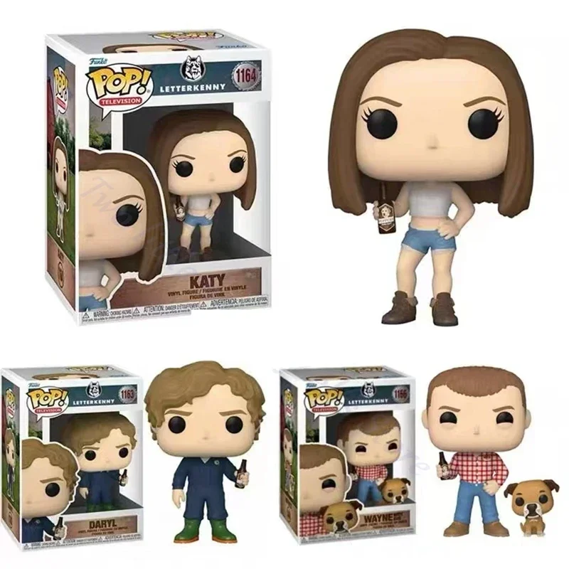 Новинка, фигурки FUNKO Pop, скрипинг, серия Кенни, Дэрил #1163, Кэти #1164, Уэйн с Гасом #1166, виниловые куклы, фигурки, модель, игрушки для детей, подарок