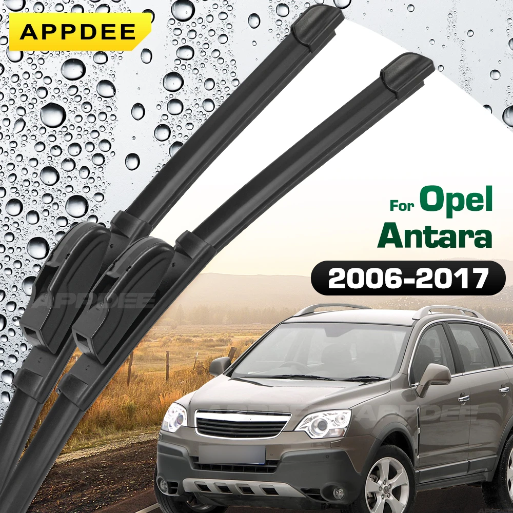 APPDEE ممسحة لأوبل انتارا 2006-2017 سيليكون والمطاط شفرات الممسحة الأمامية الزجاج الأمامي نافذة فرش