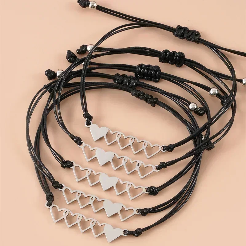 Charmsmic Five Sisters Bracelets Make A Wish Cards Best Friendship Forever Family Hand Jewelry Accessories Wholesale