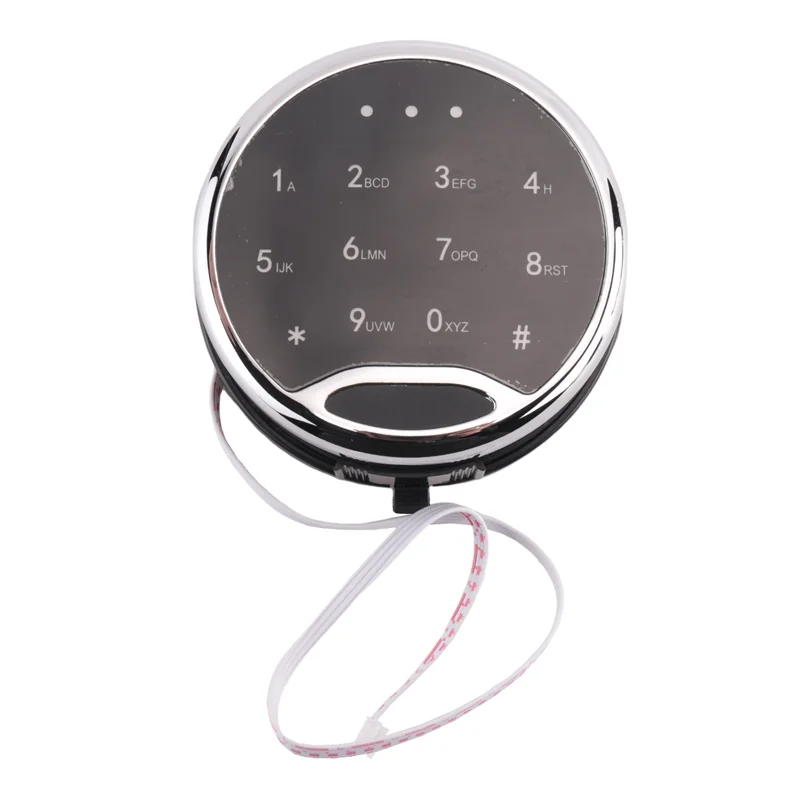 -RRKK قفل آمن بديل مجموعة قفل آمن إلكتروني لوحة اللمس/لوحة المفاتيح مع قفل الملف اللولبي 2 مفاتيح تجاوز