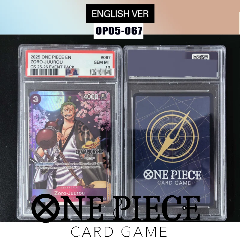 

Diy English Rating Card 2025 One Piece Championship 2025-26 Event Pack #067 Zoro-Juurou Collection Anime Card