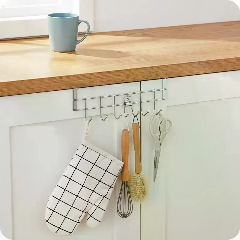 No Drill Over Door Hooks Heavy Duty Space Saving Wall Hanger Organizer for Coat Cap Scarf Bag Home Office Ideal Gift Use view 3
