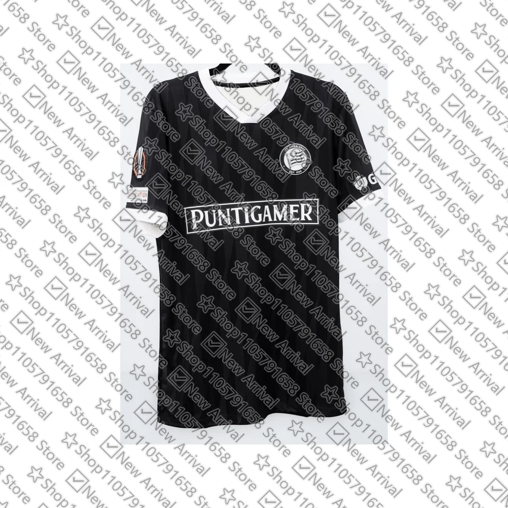 26/27 Austria Top Adult Sport Breathable Men Soccer T-Shirt Sturm Graz Quick-dry Match Training Football Home Away Jersey Unisex
