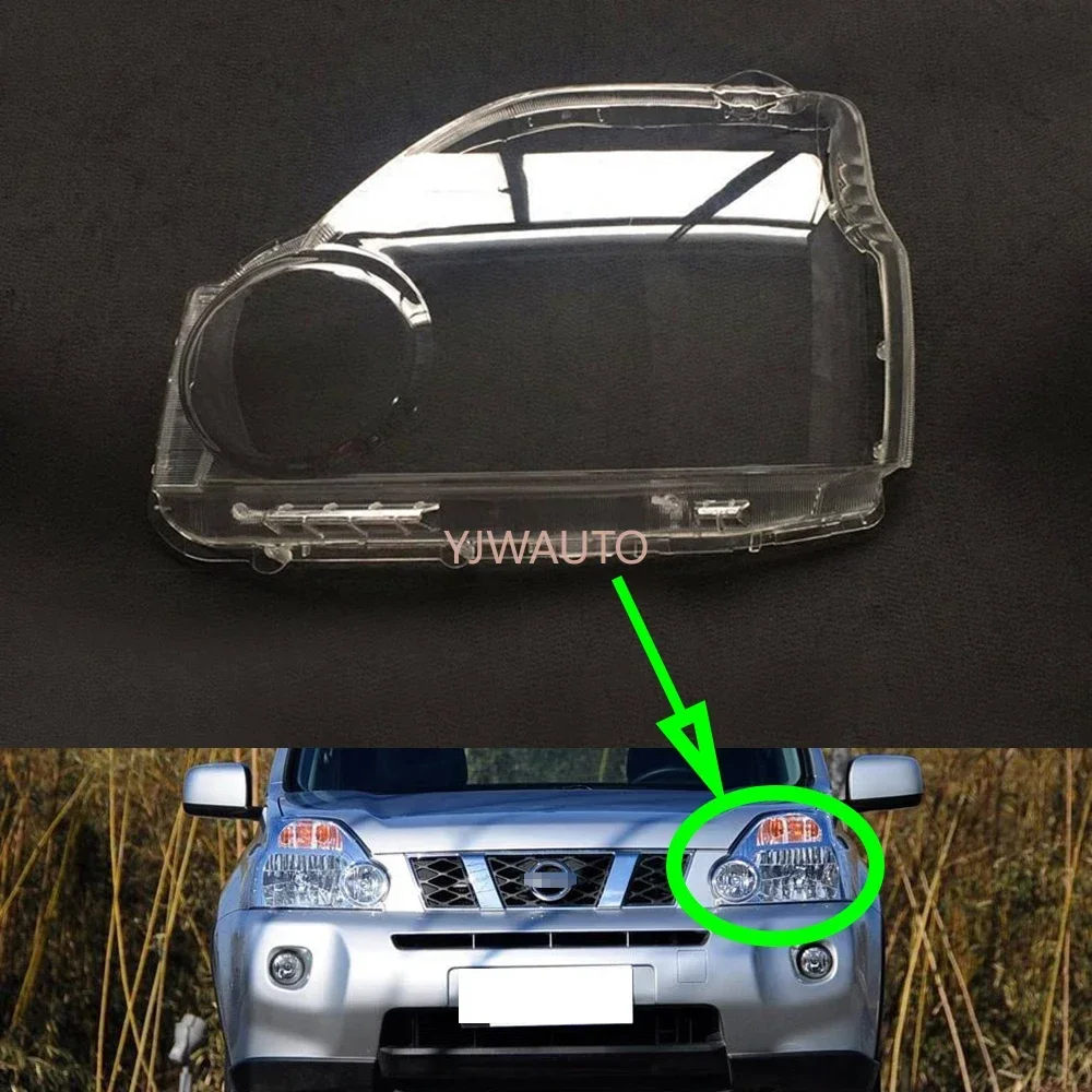 

For Nissan X-Trail Rogue 2007 2008 2009 2010 2011 Headlamp Cover Car Headlight Lens Replacement Front Lampshade Glass Auto Shell