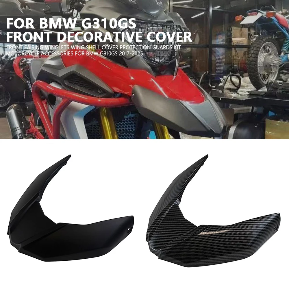 

Motorcycle Accessories For BMW G310GS Beak Nose Extension Cover Spoiler Front Winglets Fairing Aerodynamic Wing Kit 2017-2025