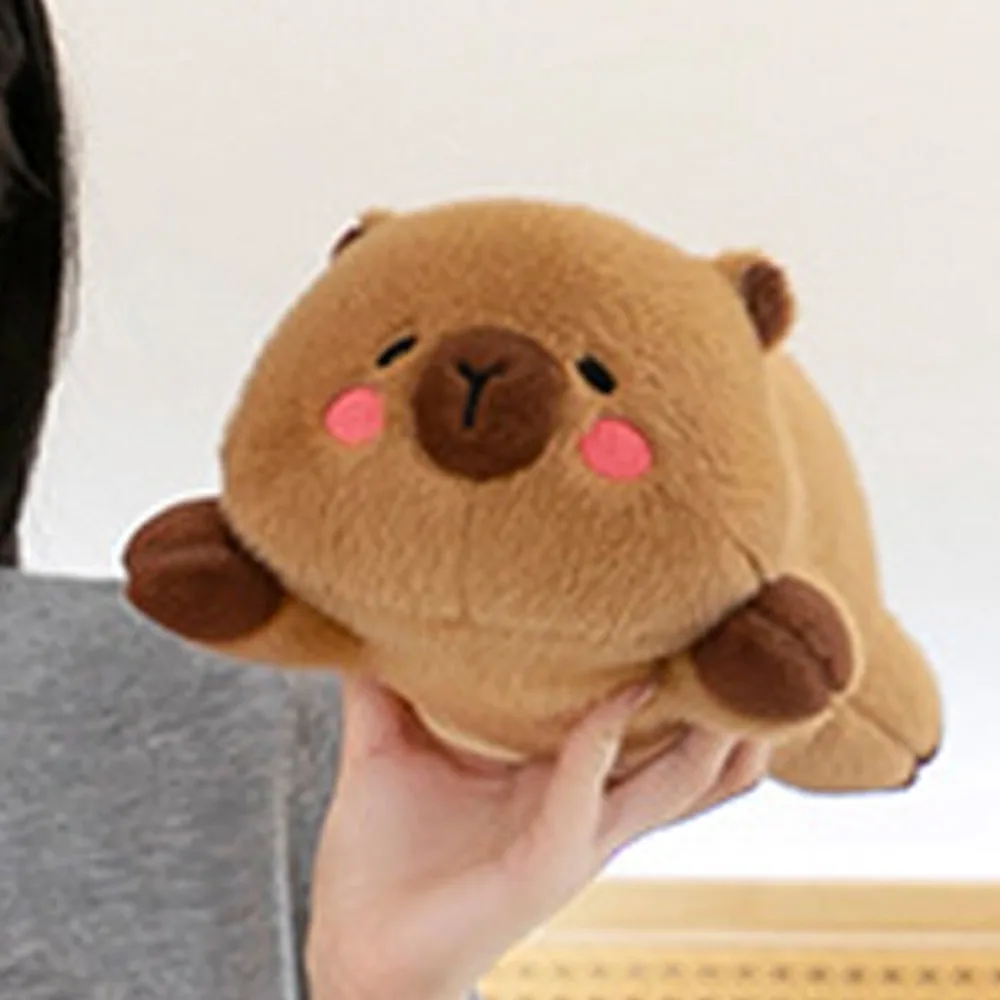 Bellissimo cuscino capibara peluche morbido e soffice capibara bambola di peluche animale marrone capibara bambola di pezza per bambini ragazza