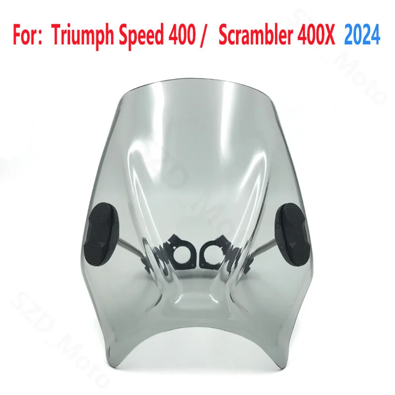 Motorcycle Windshield Windscreen For Triumph Speed 400 Speed400 Scrambler 400 X 400X Scrambler400X Wind Deflectors Viser Visor