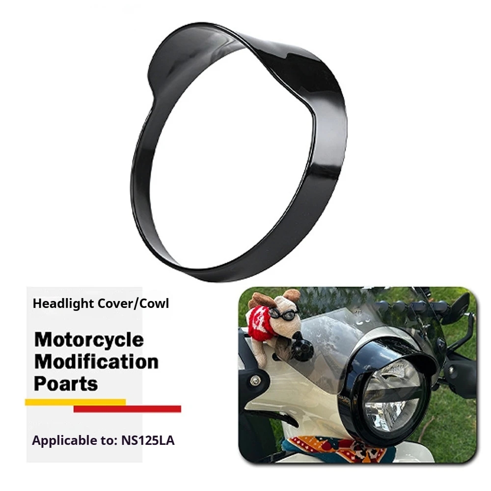 For 2025 Honda NS125LA Headlight Cover Retro Lamp Cap Decorative Grille No-Drill Accesorios Moto