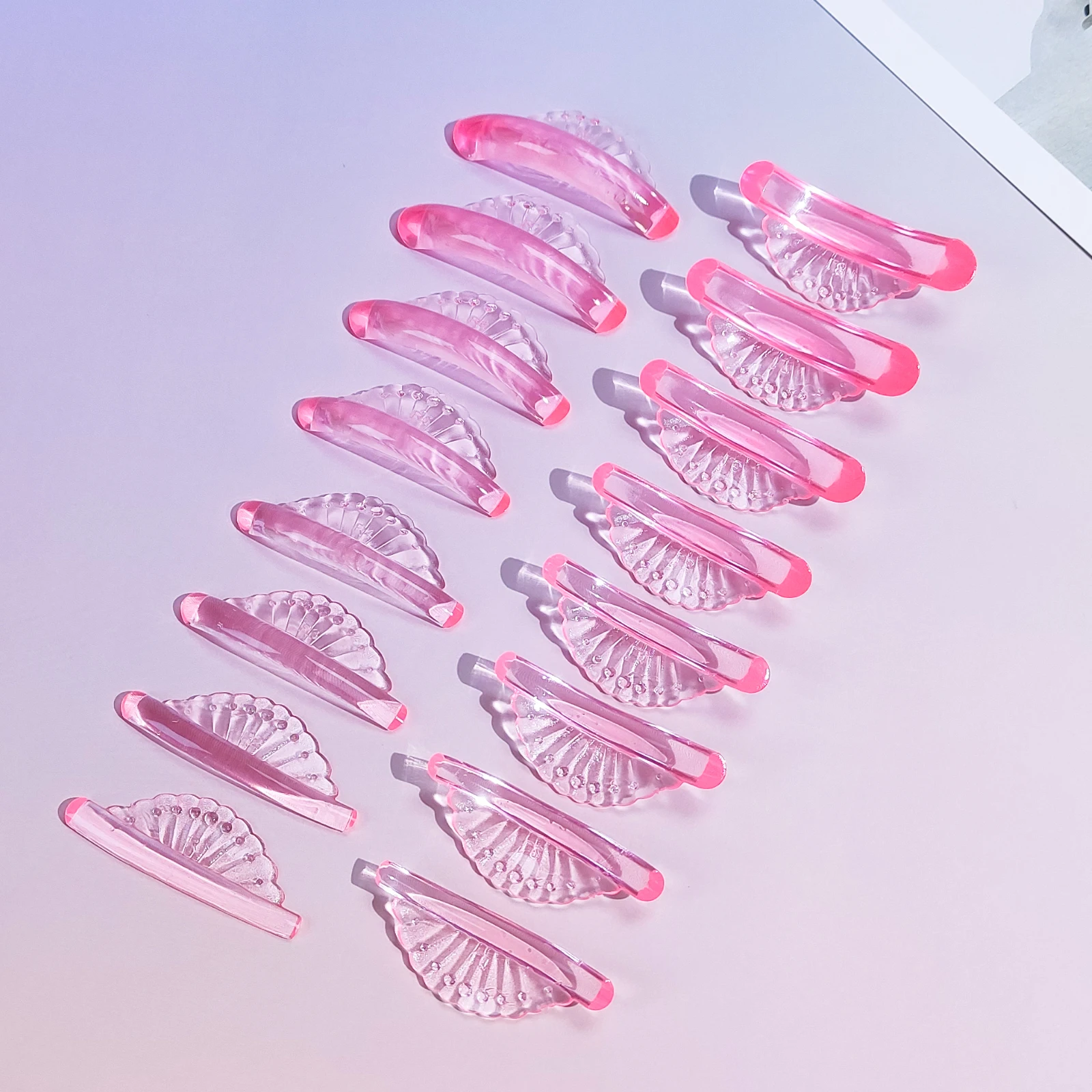 Libeauty 8 Paar Groothandel Siliconen Wimper Permanent Staven Plakkerige Lash Lift Schilden Opheffen 3d Wimper Krultang Accessoires Make-Up Tool