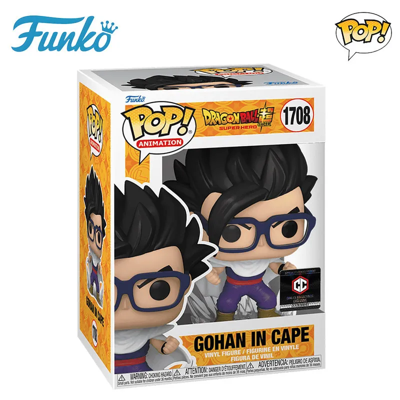 Funko Pop Dragon Ball Super Saiyan #1708 Son Gohan Vinyl Figure Anime Character Collectible Model Desktop Display Decoration - view 5