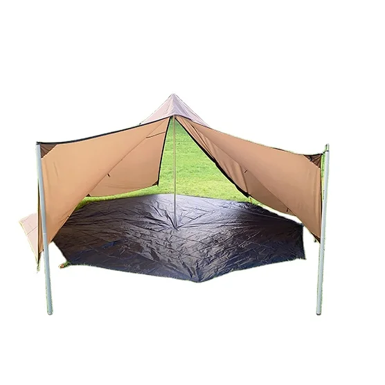 

1.6m 210T Polyester Tuff Tent Portable Canopy for Family Camping Tent with Chimney Four Seasons Use Hiking