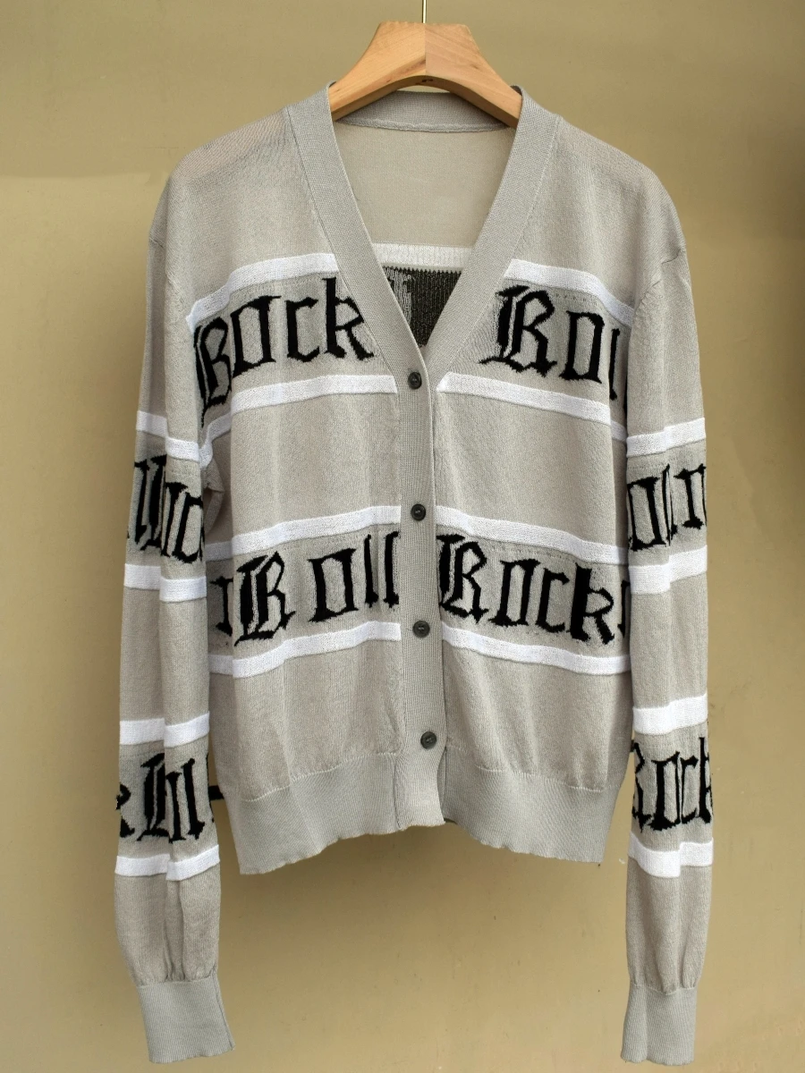 Cárdigan de Punto Gris de Lino para Mujer, Diseño de Marca de Lujo ZV, Verano 2026, Mangas Largas, Ventilado, Ropa de Moda para Mujer Zadigs