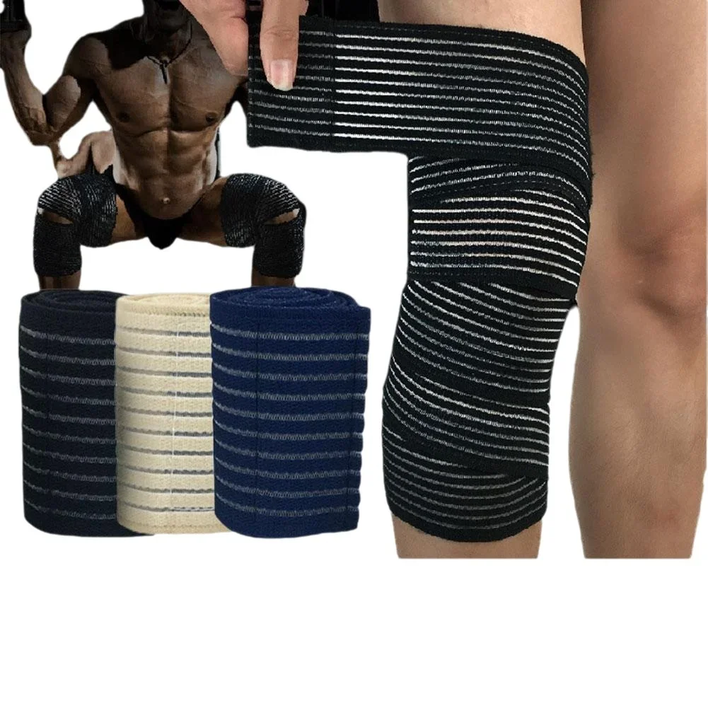 1 Pack Compression Bandage Wrap, Adjustable Knee Brace Support, Multi-Purpose Sports Protector for Knee Elbow Ankle
