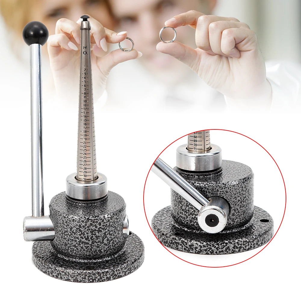 Espansore per anelli per gioielli con barella per anelli in ferro e acciaio con quattro bilance di allargamento per riparazioni individuali di gioielleria