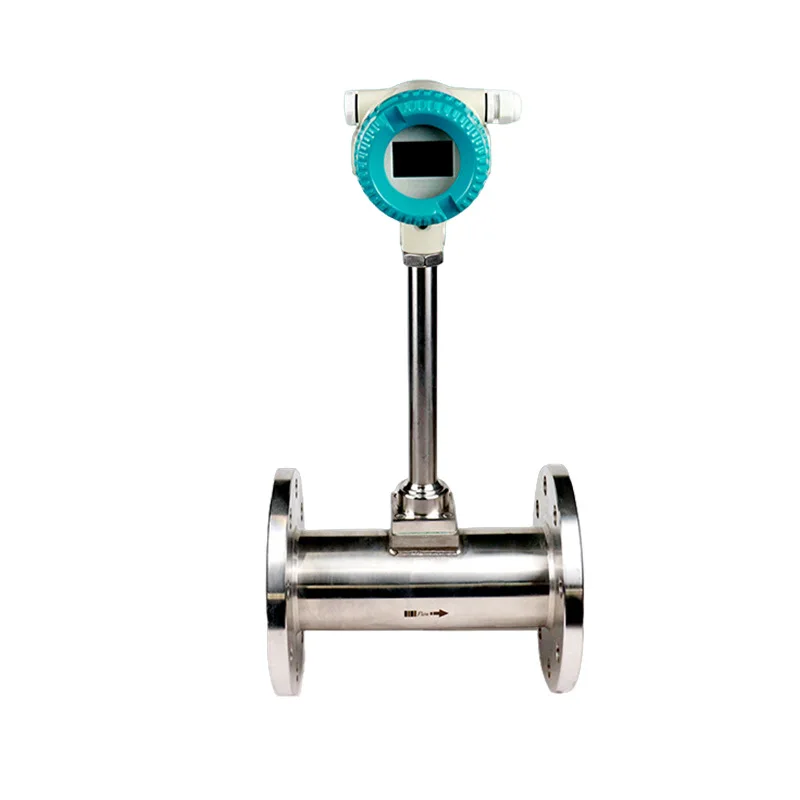 Vortex Flow Meter High Temperature Boiler Thermal Gas Mass Flow Meter Compressed Air High Precision