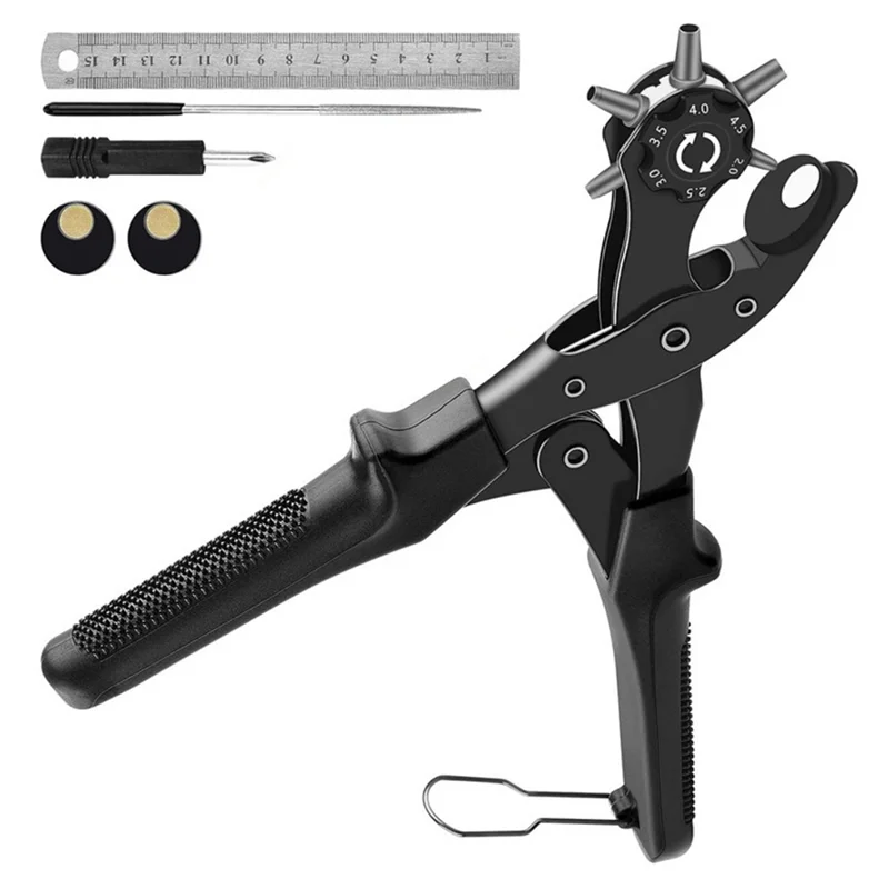 

【A87T】Factory Belt Punching Tool Multifunctional Punching Pliers For Watch Belt Eyelets Pants Belts