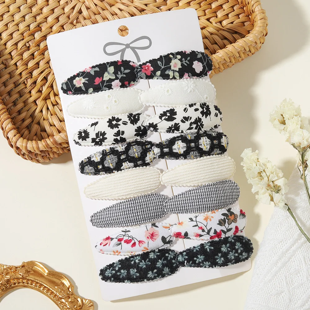 16 Stück/Set Niedliche Bedruckte Kinder-Haarspangen Handgefertigte BB-Clips Haardekoration für Mädchen und Babys Mädchen-Haaraccessoires – Detail 16