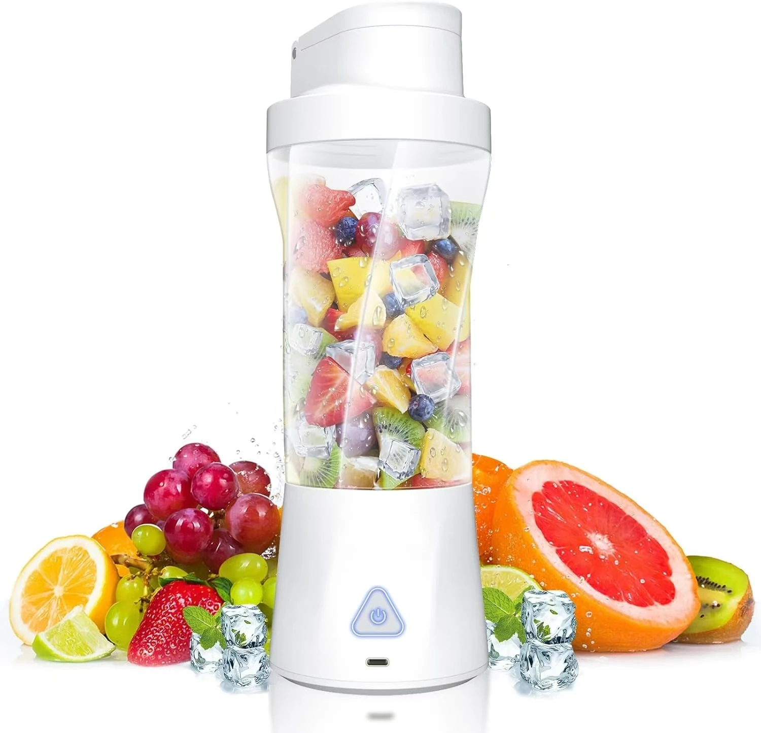 New Fruit Juice Cup with Juicer Blender Large Capacity Portable Juicer Cup Strong Power Can Crush Ice. juice
