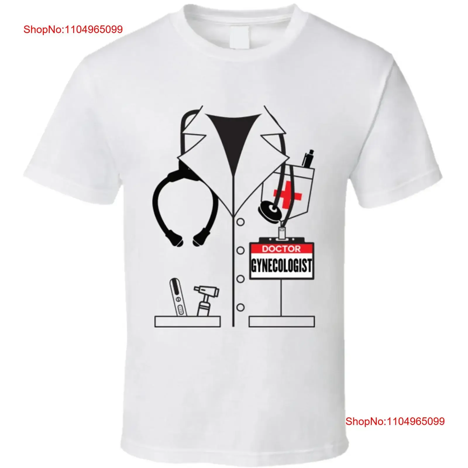 

Best Funny Doctor T Shirt Gynecologist Easy Halloween Idea vintage Washed homme Stylish graphic Slightly Top For Everyday Wear