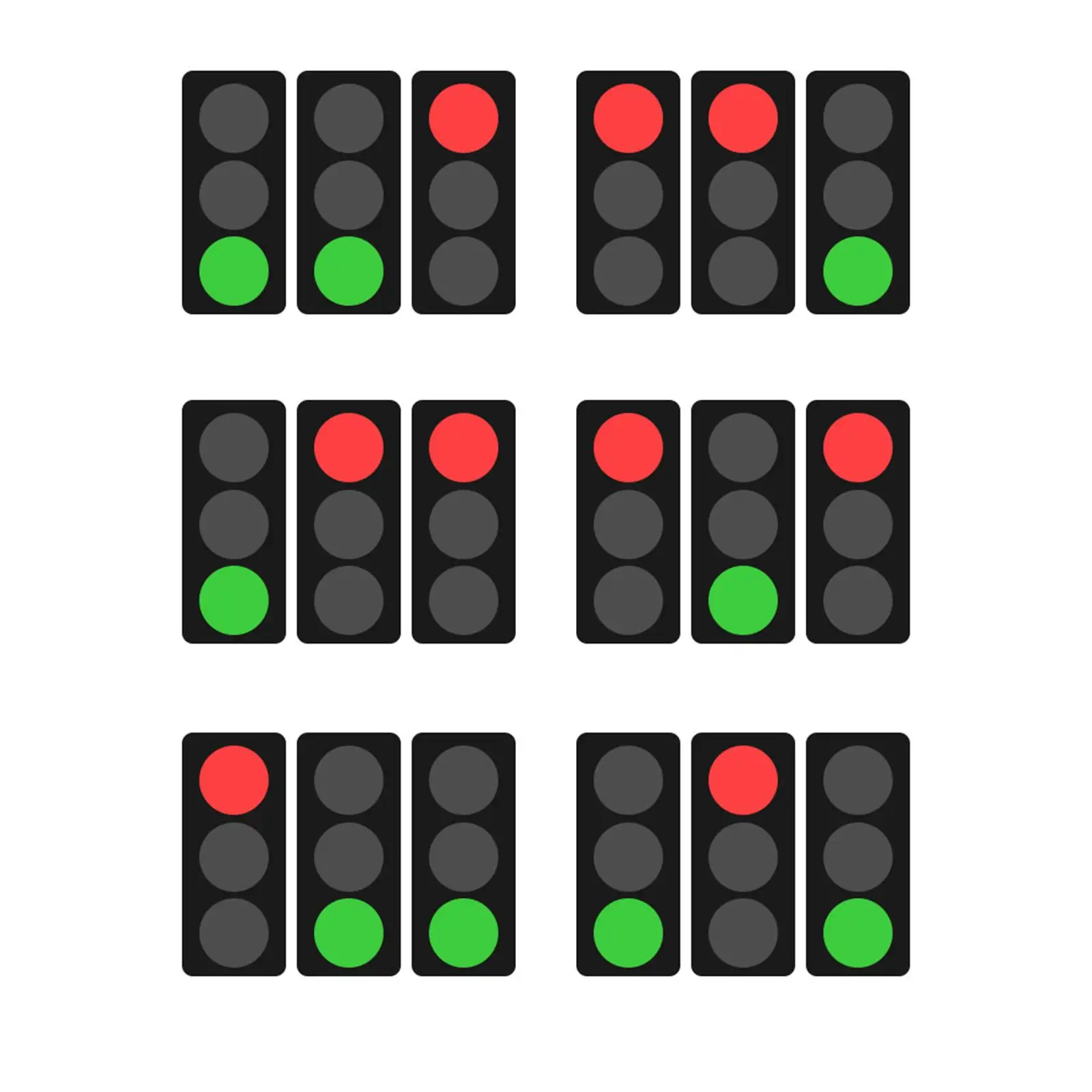 Traffic Light Self Assembly for Birthday Gift Classroom Teaching Props
