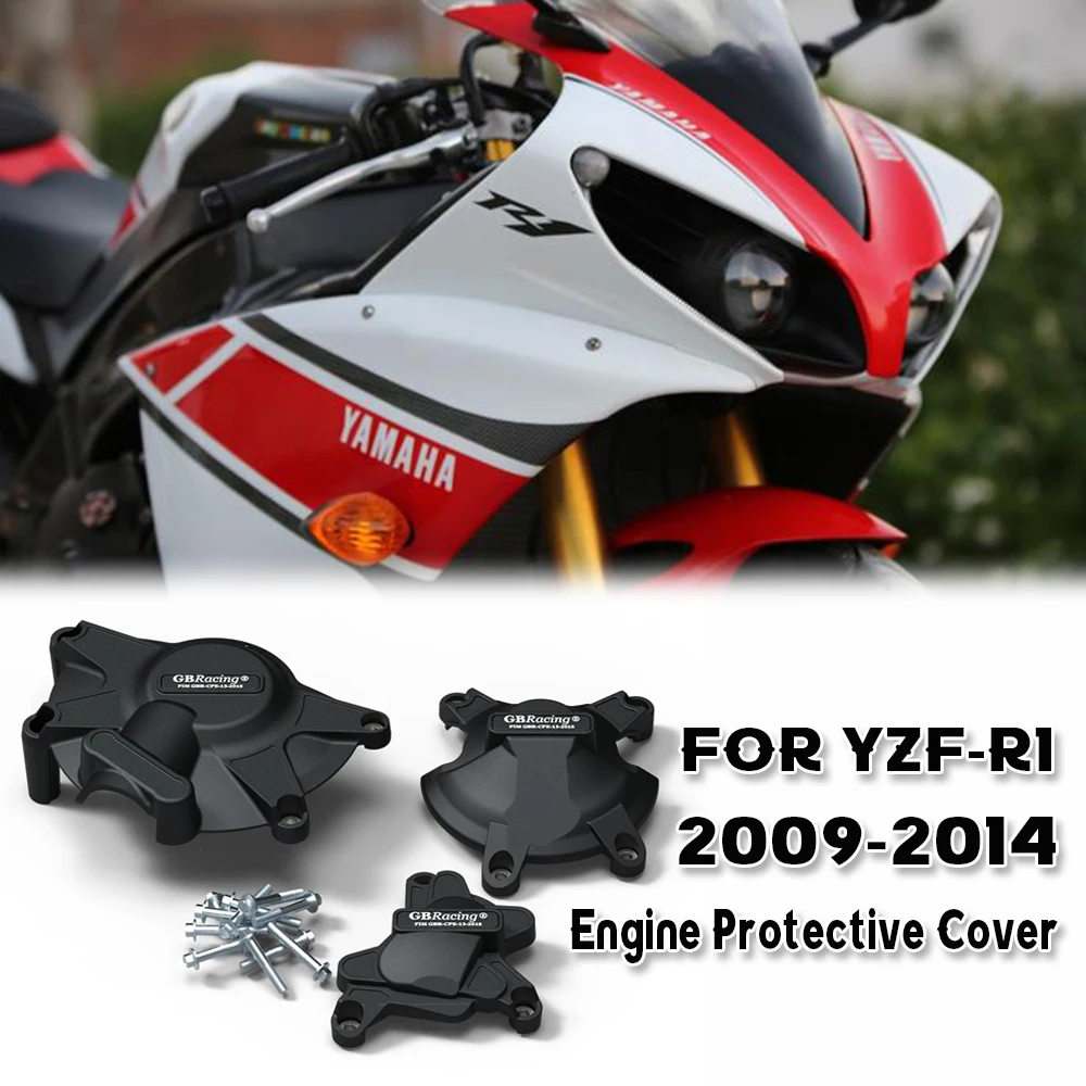 

Motorcycle Engine Protective Cover Guard Protector Fall Protection Cover FOR YAMAHA R1 2009 2010 2011 2012 2013 2014