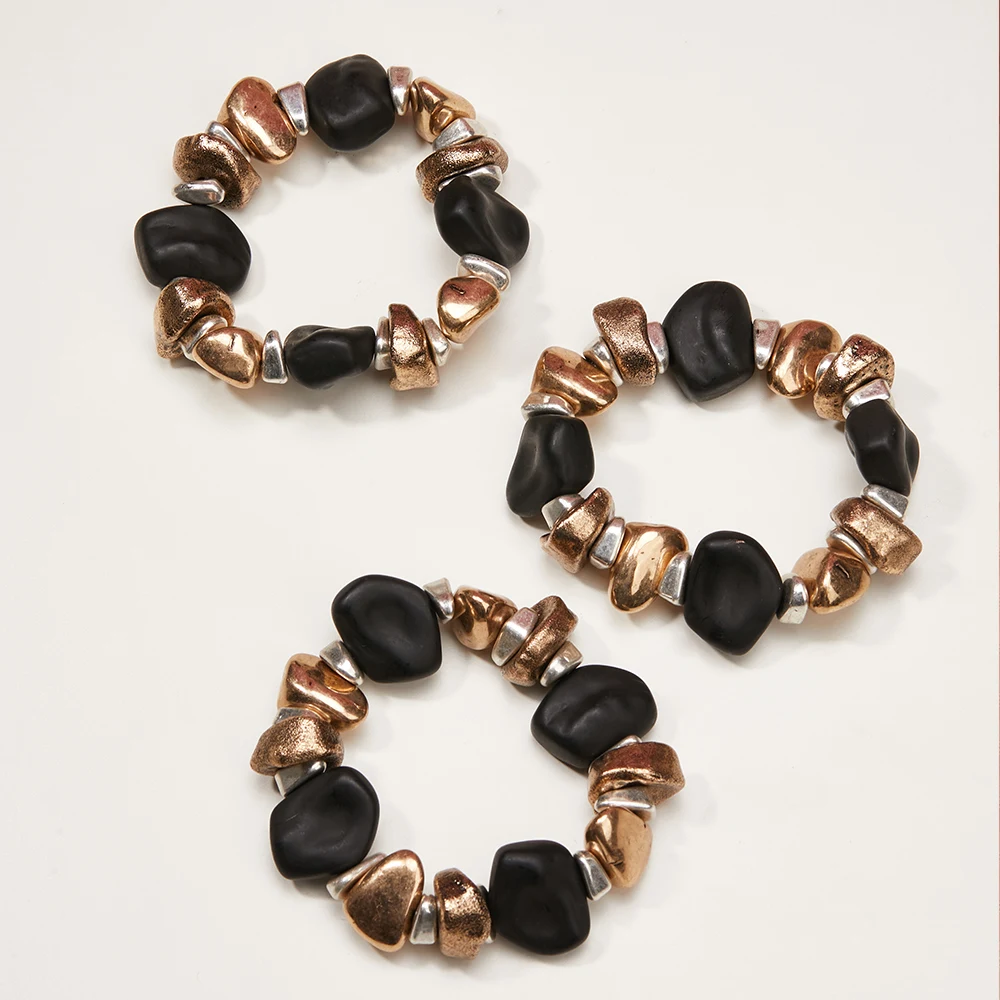 

3pcs/set Boho Multilayer Beads Charm Bracelets For Women Vintage Bracelets Bangles Ethnic Jewelry Gift Free Shipping