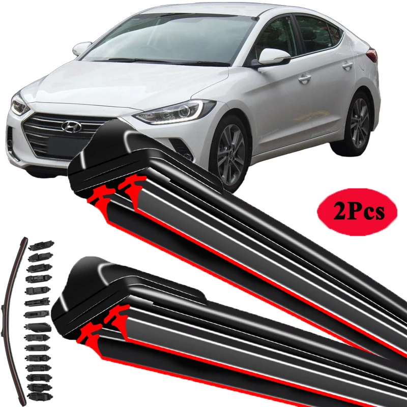 

For Hyundai Elantra Avante AD 2016 2017 2018 2019 2020 Auto Replacement Parts Window Front Wiper Blades Brushes Cutter U J Hook
