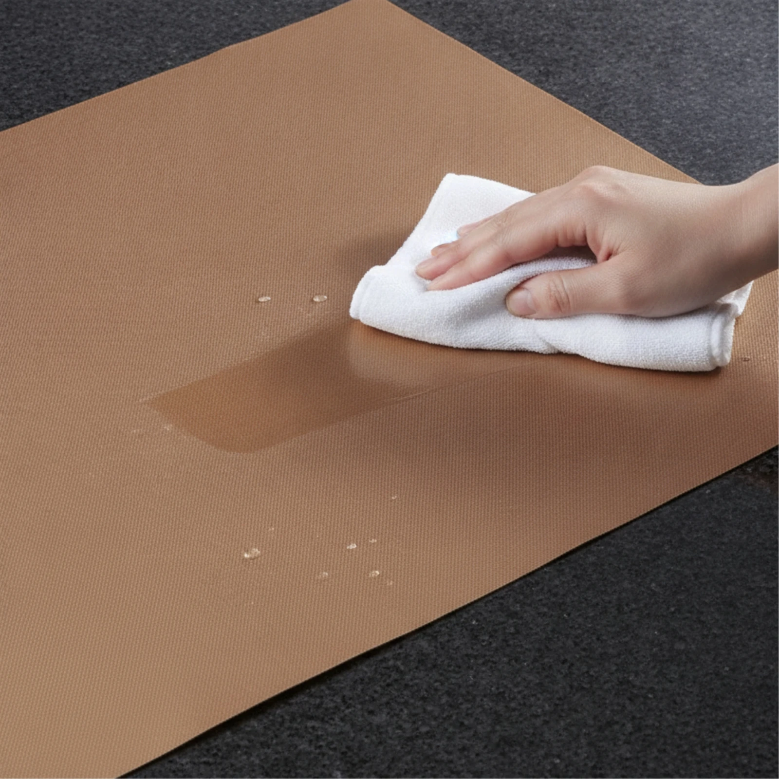 Flexible Barbecue and Baking Mat High-Temperature Copper Grilling Sheet Copper Grill Mat Reusable Easy to Clean