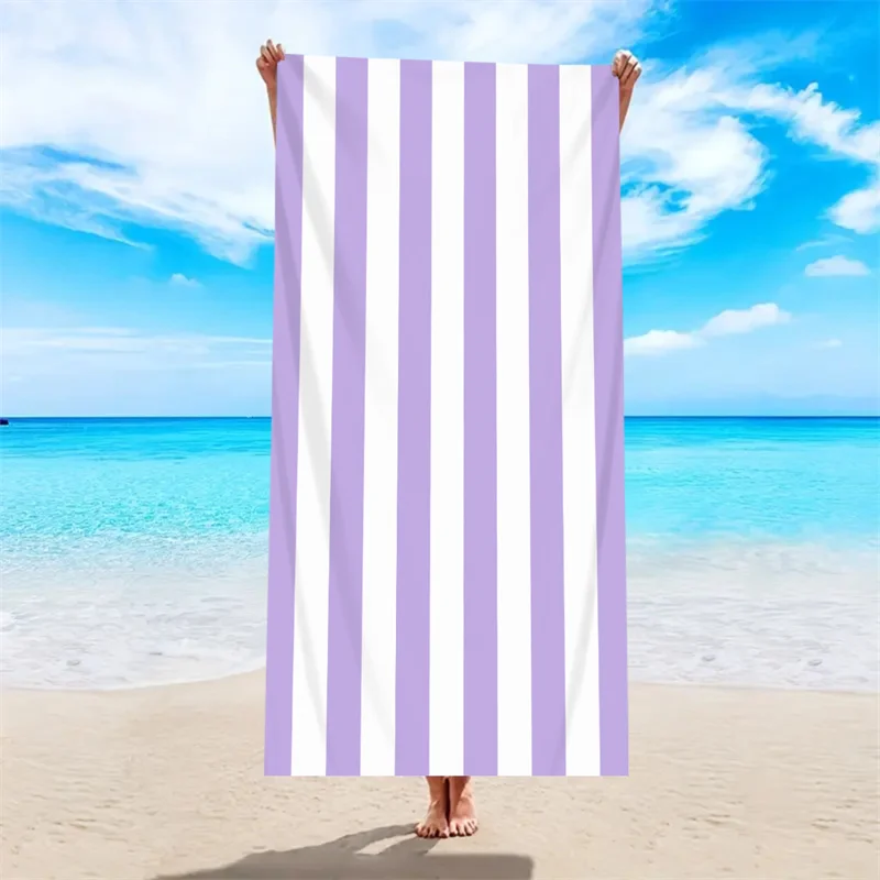 Strandtücher für draußen, schnell trocknendes, saugfähiges Handtuch aus ultrafeiner Faser, Strandtuch für Urlaub und Schwimmen am Strand – Detail 5